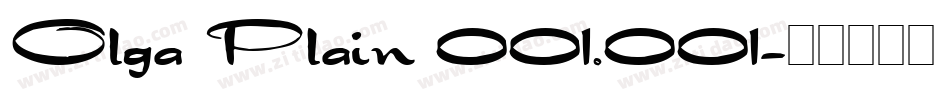 Olga Plain 001.001字体转换